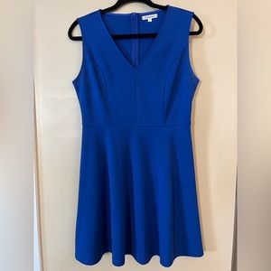 L Zalalus Royal Blue Skater Dress